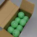 Soulchen 36 Pcs Glow in The Dark Table Tennis Balls 40mm Lighted Table Tennis Ball Luminous Green Neon Ball for Outdoor Practice Night Party Decor Sports Activities Party Favor Goodie Bag Gift