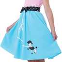 California Costumes Girls 50'S Sock Hop Dress Child Costume Pink/Blue, M