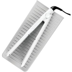IDesign 23433 iDesign Silicone Heat-Resistant Hair Styling Tools Storage and Travel Pouch for Curling Irons, Straighteners, Wands - Gray