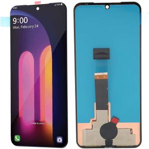 For ThinQ 5G Screen Replacement, 6.8 Inch V600TM Multitouch LCD Display Digitizer Assemble with Repair Tools for ThinQ
