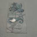 Pinkunn Metal Beach Wall Decor Seashell Beach Themed Bathroom Decor Rustic Nautical Ocean Coastal Starfish Seahorse Themed Wall Art for Living Room Bathroom Bedroom,15.8 Inch(Aqua Blue)