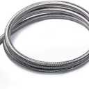 6 Feet Propane Hose Extension 3/8 Female Flare to Female Flare for RV Grill | Braided 6 Foot Propane Gas Line and 3/8 Propane Hose Extension with Female Flare Ends for RV BBQ Grill Propane Tank Heater