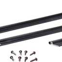 M-D Building Products 69911 72 in. x 84 in. Bronze Flat-Design Aluminum and Vinyl Commercial Screw-on Top and Sides Door Seal Kit