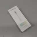 ORDO Replacement Sonic Toothbrush Heads with Pulse Technology for Teeth Cleaning, Plaque Removal, Silicone Polishing, Deep Clean Bristles, Adults, Pack of 4, White Silver