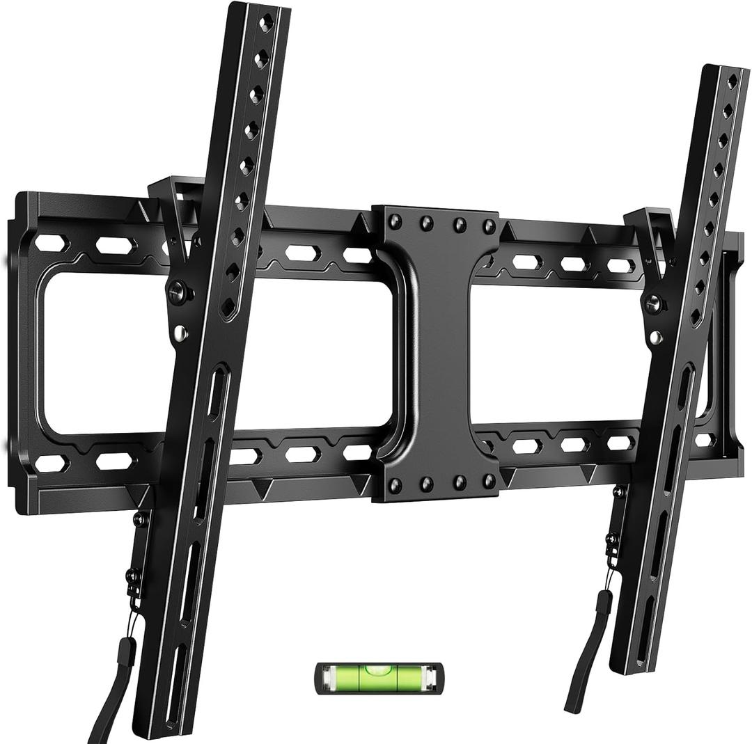 55 65 75 85 inch Tilting TV Wall Mount for 32-90 '' TVs, Low Profile TV Mount Bracket, Safe Lock & Quick Release, Max VESA 600x400mm, 24 inch Studs,132 lbs, Fit Most 55+ 75+ 85+ 86 TVs