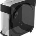 IFCASE Mount for Mac mini M4/M4 Pro 2024, Under Desk, Wall, Monitor Back VESA Mount Bracket with Heat Dissipation & Anti-Scratch Design (Black)