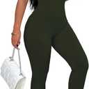 One Piece Jumpsuit Full Body Suits Workout Jumpsuits for Women Workout Outfits Full Bodysuits for Women Pants Yoga Gym