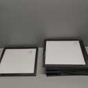 eletecpro 12x12 Picture Frames Set of 9 with 12x12 inches Mat, No Opening Free Size Mat for Multi-size Photos, Square Gallery Wall Decor, Black Collage Frame Set for Wall Hanging