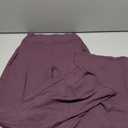 VOYJOY Straight Leggings Bottoms Wide Leg Pants for Women 29"/ 31.5"/33"/35" High Waist Stretch Casual Sweatpants (Purple, L)