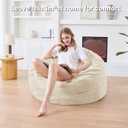 Bean Bag Chairs for Adults - Giant Bean Bag Convertible Floor Sofa, Youth