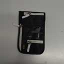 Peicees RFID Blocking Travel Neck Wallet for Men Women Family Passport Holder Lanyard Neck Pouch Slim Travel Document Holder (Black)