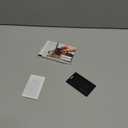 Wallet Tracker Card Air-Tag - for Android & iOS, Work with Google Find Hub & Apple Find My, 0.07in Slim Tracking Card, IP68 Waterproof Bluetooth Smart Item Locator for Luggage, Gifts for Men Women (Pure Black)