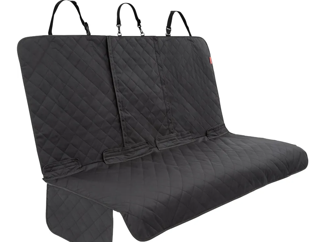 Lusso Gear Dog Car Seat Cover - Waterproof Non-Slip Car Back Seat Protector - Rear Car Seat Cover for Dogs - Universal Fit for Sedans Trucks SUVs - Scratchproof Backseat Car Cover - Machine Washable