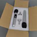 Portable Karaoke Machine, with Wireless Microphones, Bluetooth Party Speaker with LED Lights, Loud Subwoofer, USB/AUX, Outdoor Karaoke Speaker for Adults & Kids, Home & Party (Silver)