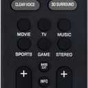 Replaced Remote fit for Yamaha Audio YAS-209 YAS-109 YAS-209BL ATS-2090 ATS-1090 ATS1080 ATS-1080 YAS1080 YAS-1080 VAF7640 Sound Bar