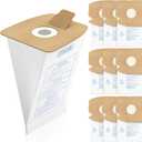 10 Pack Style MM Vacuum Bags Compatible with Eureka Style MM Eureka Mighty Mite 3670 and 3680 Series Canister Vacuums, Replaces Part # 60295, 60295A, 60295B 60295C, 60296 & 60297A