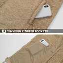 TACVASEN Men's Fleece Jackets Full Zip Lightweight Jacket Casual Soft Warm Coats with Pockets (XL)