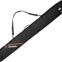 Unigear Ski Bag for Air Travel, 360° Fully Padded Protection, Water-Resistant and Durable up to 192cm for Snow Air Travel Transport (Black)