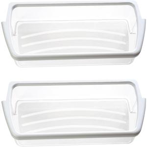 2 Packs Refrigerator Door Shelf Bin Compatible with Whirlpool WRS322FDAB05 WRS322FDAM00 WRS322FDAM03 WRS322FDAM04 WRS322FNAM00 WRS322FNAM01 WRS322FNAW00 WRS325FDAB06 WRS325FDAM04 WRS325FDAT04