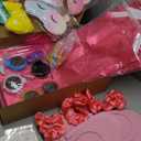 60 PCS Spa Party Favors for Girls Sleepover Party Supplies Robes Spa Headband Slippers Nail Files Hair Comb for Girl (10, Rose Red)