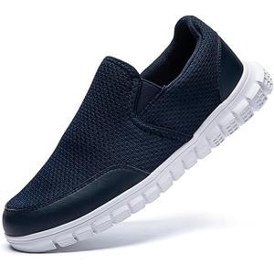 EGMPDA Mens Slip on Loafers Boat Shoes Non Slip Walking Sports Shoes Driving Shoes Casual Office Shoes Gym Lightweight Comfortable Shoes Size 10