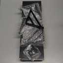 BAYKA Wall Mounted Floating Shelves, Wood Floating Wall Shelf for Books & Decor, Small Space-Saving Display & OrganizerBlackSet of 4