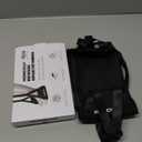 Airplane Foot Hammock, No Collapse Foot Rest for Plane Travel with Extended Adjustment Strap, Portable Desk Foot Hammock with Thickened Foam, Foot Sling Travel Essentials to Relax Your Feet