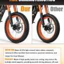 14'' E-Bike Front Wheel Outer Tire for Tuttio Soleil01 Electric-Dirt-Bike, Front Wheel