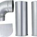 Upgraded 383EEL9001B Dryer Venting Kit Assembly Compatible with LG Kenmore Sears, Replaces 3911EZ9131X 1266802 AH3575086 EA3575086, AP4438852, PS2438605, EAP2438605, Adjustable