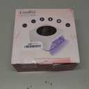 Cordless UV LED Nail Lamp,72W Rechargeable UV Light for Gel Nails with 5 Timer Setting Quick Dry Curing Lamp with Display Auto Sensor for Salon & Home(Pearl Pink Diamond)