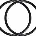YUNSCM 2-PCS Heavy Duty 26" Bike Tubes 26x1.50/1.75/1.9038/48-559 32mm Schrader Valve 26 Bicycle Inner Tubes Compatible with 26 x 1.50 26 x 1.75 26 x 1.90 Bike Bicycle Tire Tubes