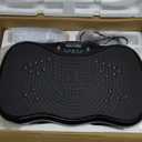 Vibration Plate Exercise Machine, Vibration Plate for Lymphatic Drainage, Whole Body Vibration Platform Portable Home for Weight Loss Muscle Toning & Fitness. (Black housing)
