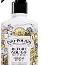 Poo-Pourri Before-You-Go Toilet Spray, Original Citrus, 8 Fl Oz, Up to 400 Uses, Bathroom Odor Deodorizer, Plant-Based with Essential Oils, for Home or Work, Lemon, Bergamot and Lemongrass Scent