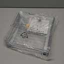 Pull-Out Cabinet Spice Rack Organizer - Slim Slide-Out Storage for Spices, Bottles & Jars, Premium Heavy-Duty Steel, Easy Install for Narrow Kitchen Cabinets - 10  W x 10  D x 2  H, Chrome