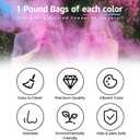 Gender Reveal Powder Pink 2 Pounds of Burnout Powder for Gender Reveal Party Ideas Burnout Gender Reveal Powder Smoke Colored Powder Kit for Car Motorcycle Burnout Photoshoot Festival (2pink)