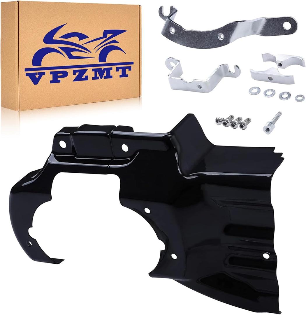 Engine Transmission Interface Cover Trim for Harley Softail Fat Boy FXS FLSTSB FLSTF FLSTC FLSTFB 2007-2017