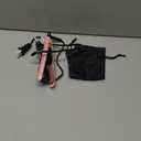 Terviiix Mini Flat Iron Hair Straightener, Adjustable Temperature, Travel-Size, 1/2" Ceramic Plates, Dual Voltage, Auto-Off, Pink