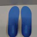 Plantar Fasciitis Feet Insoles Arch Supports Orthotics Inserts Relieve Flat Feet, High Arch (Mens 8-8 1/2 | Womens 10-10 1/2) (New Blue)