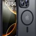 Tocol Phone Case for iPhone 16 Pro, Black