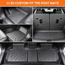Floor Mats for GMC Acadia 6 Passenger (Not for 7 Seat) 2017-2023
