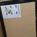 DOLLAR BOSS Cork Board for Office 24 X 18 Inches Cork Boards for Walls Bulletin Board, Decorative Hanging Pin Board Rustic Wooden Frame Vision Board Cork Notice Board for Office Home Decor, Black