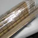 UNISHADES Cordless Bamboo Roman Shades for Windows, Blinds Size (32.5" W 64" H) Colour (Highfield Teak)