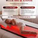 Red Light Therapy Mat Full Body, 73"x33" FSA&HSA Eligible Red Light Therapy Blanket with 1395 LEDs, 660nm & 850nm Infrared Light for Full Body Joint Muscle Pain Relief & Sleep Improvement