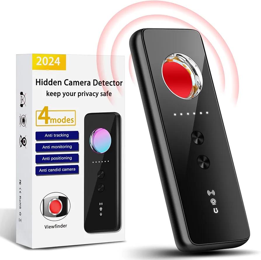 Hidden Camera Detectors，Upgraded Camera Detector， Bug Detector Anti Spy Camera Finder，GPS Tracker Detector，6 Levels Sensitivity 4 Modes，for Hotels, Home, Office, Protect Your Privacy in All aspects