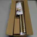 YNL Shower Curtain Rod 34-82 Inches (2.8-6.8ft) Adjustable Spring Shower Rod No Drilling, Non-Slip, Never Rust, Stainless Steel, Suitable for Bathroom Window Living room, Gold