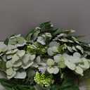 24 Inch Artificial Eucalyptus Wreath, Summer Fern Greenery Wreaths Front Door for All Year Round Indoor Outdoor Farmhouse Wedding Decor