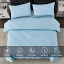 Maple&Stone Quilt Set Twin/Twin XL, Lightweight Light Blue Bedspread Ultrasonic Chevron Pattern Light Coverlet for All Season Comforter Bedding Decor - 2 Piece Twin Extra Long Bed Cover Sets