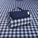 K Y KANGYUN Outdoor Picnic Blankets, Extra Large Beach Blanket, Foldable Lightweight Waterproof Sand Mat, Picnic Blanket 80" x 60" for Beach Camping Hiking Park Patio (Dark Blue, 80x60 inch)