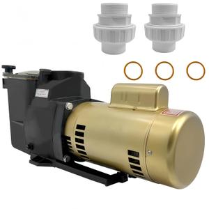 W3SP2610X15 1.5 HP Pool Pump 115/230V Single Speed Pool Pump Replacement for Hayward SP2610X15 Super Pump for In-Ground Pool and Spa