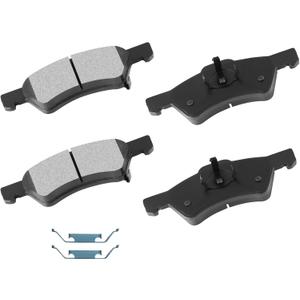 Cciyu D857 Ceramic Front Disc Brake Pad Set Fit For 2001-2007 For Chrysler Town & Country,2003 For Chrysler Voyager,2001-2007 For Dodge Caravan,2001-2007 For Dodge Grand Caravan,4pcs
